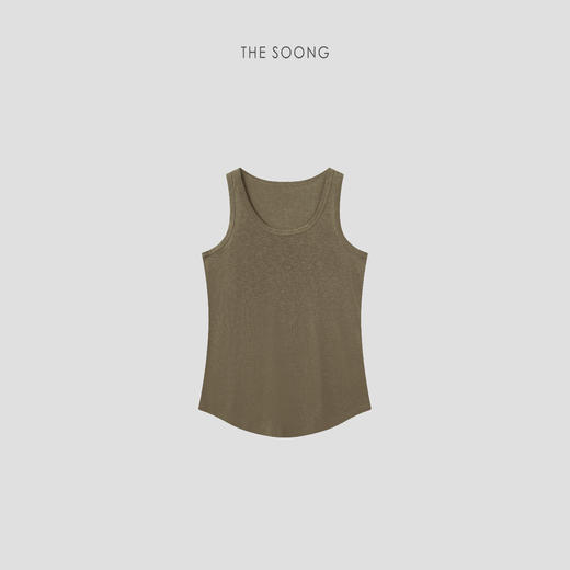 THESOONG|"棉麻新感"100%长绒棉水洗绉组织肌理感背心9078 商品图8