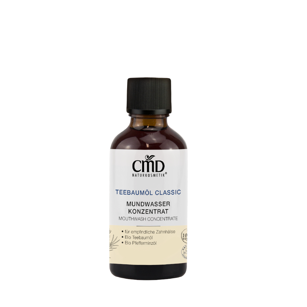德国CMD植优然茶树油浓缩漱口水去除口腔异味杂质50ml【德国直邮 下单请提供身份证正反面照片】