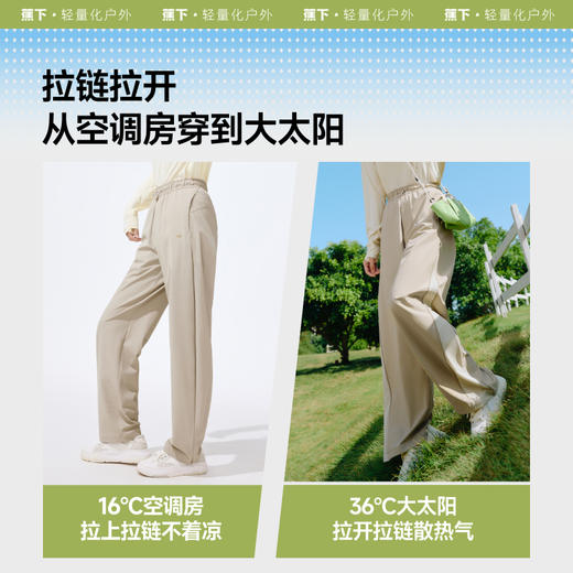【蕉下精选】蕉下女士超透气宽松防晒裤AS85025 商品图3