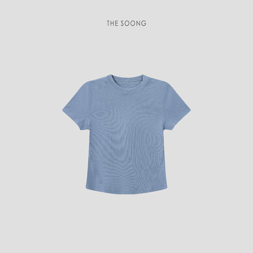 THESOONG|"轻盈0压"醋酸天丝羊毛混纺柔软透气短袖T恤9081 商品图8
