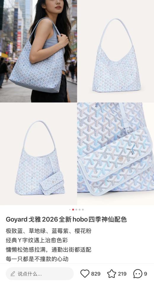 戈*雅2026四季炫彩HOBO 商品图1