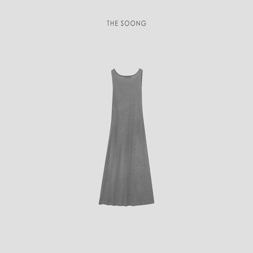 THESOONG|"天然凉感"天丝汉麻混纺腰侧系带显瘦背心裙8486 商品图5