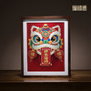 铜师傅 手工錾刻 铜雕画《狮来运转（桌面）系列》办公室装饰画 商品缩略图1