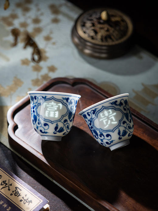 富玉 丨富玉陶瓷景德镇青花玲珑功夫茶具套装家用2026新款办公室泡茶专用 商品图2