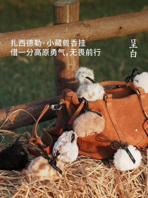 【徐悲鸿美术馆联名】呈白马上福禄香挂件汽车载香薰包挂 商品图6