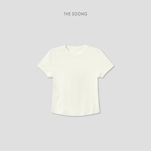 THESOONG|"轻盈0压"醋酸天丝羊毛混纺柔软透气短袖T恤9081 商品图7