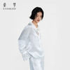 查理小狗』桑罗条纹真丝睡衣套装100%桑蚕丝女外穿家居服2026新款 商品缩略图9