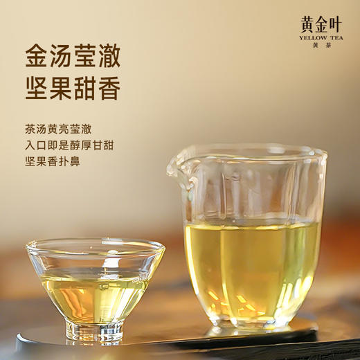 竹叶青茶业出品黄金叶黄茶茶叶一级罐装150g茶叶自己喝口粮茶 商品图3