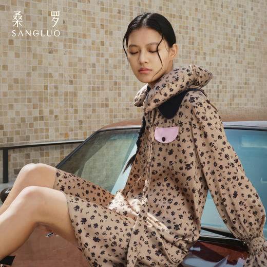 甜酷豹纹』桑罗真丝睡裙100%桑蚕丝女吊带裙可外穿家居服2026新款 商品图9