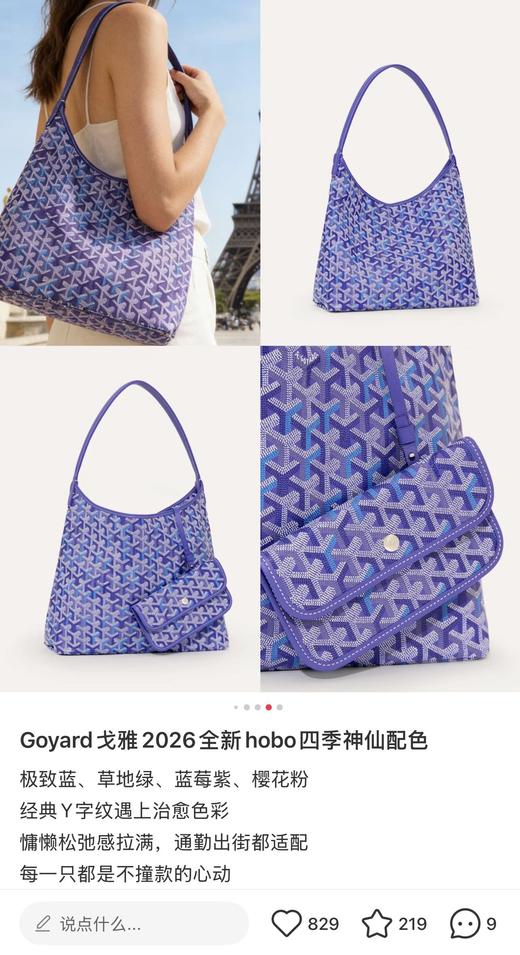 戈*雅2026四季炫彩HOBO 商品图3