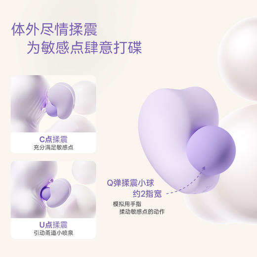 【隐私发货 官方直发 商场同款】大人糖捏捏球跳蛋 新手入门 CU揉震 商品图1