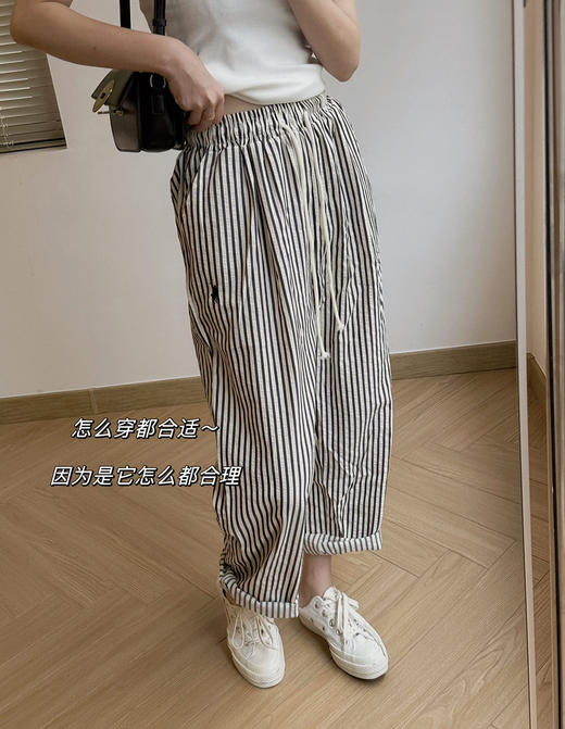 rl小马泡泡纱空调裤哈伦裤 商品图2