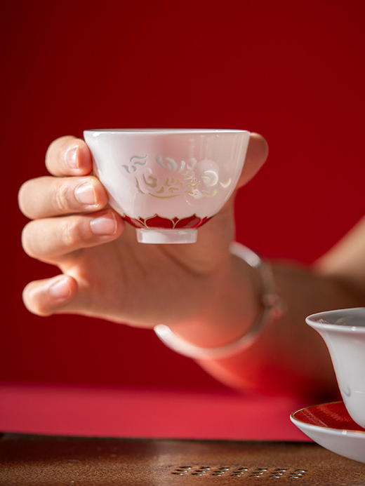 富玉 丨富玉景德镇陶瓷功夫茶具套装家用2026新款茶壶泡茶专用送长辈礼盒 商品图4