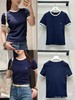 Y&S|圣羅 撞色刺绣Logo徽标女版圆领T恤 商品缩略图0