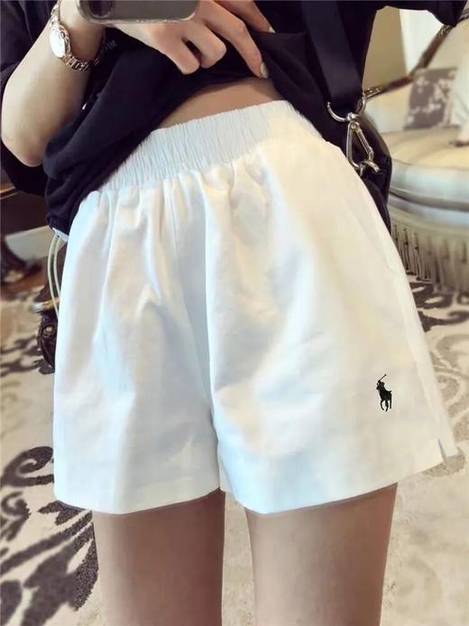拉夫劳伦 慵懒风学棉麻短裤 商品图2