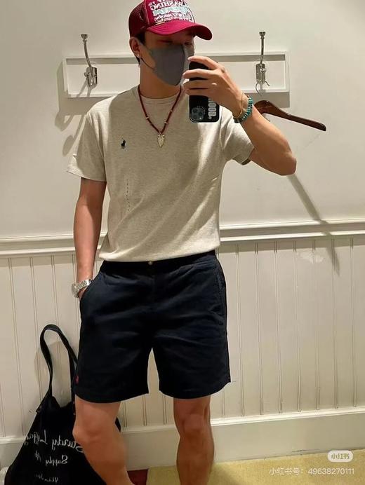 拉夫劳伦 慵懒风学棉麻短裤 商品图3