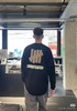 五条杠美式复古经典撞色Logo宽松长袖T恤 商品缩略图2