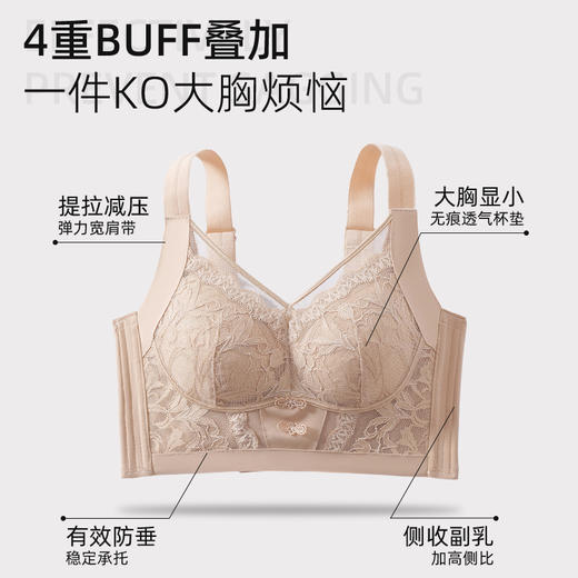 院线调整型大胸显小 4重BUFF叠加快速塑胸内杯提拉Q926# 商品图1