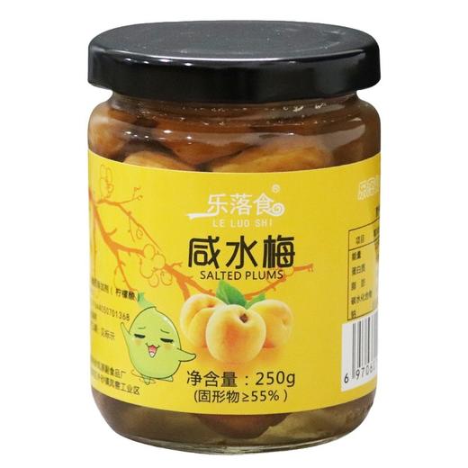 咸酸梅咸水梅咸金桔潮汕特产腌制咸梅酸梅汤孕妇酸浸梅青竹梅535g 商品图4