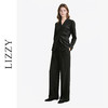 2026LIZZY亚麻天丝西装领老钱风纯色长袖衬衫外套两穿春夏女8193 商品缩略图1