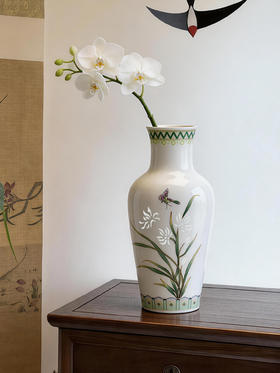 富玉呈祥 |  富玉景德镇陶瓷花瓶摆件客厅插花轻奢高级感鲜花花瓶2026新款中式