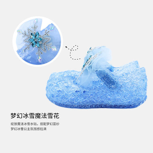 littlewinkaa2026夏季公主水晶鞋果冻软底女宝宝凉鞋 商品图4