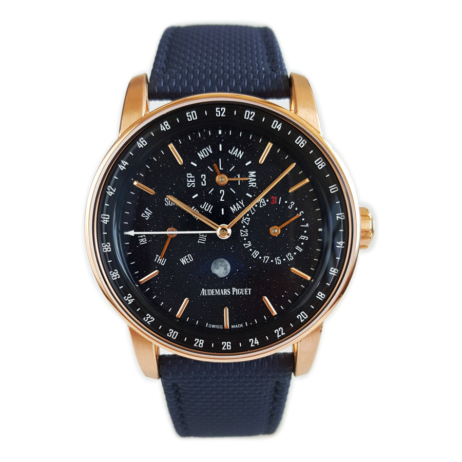 【95新】Audemars Piguet 爱彼26394OR.OO.D027KB.01自动机械机芯万年历，月相 41mm（男款）CODE 11.59系列 18k220426NJ25