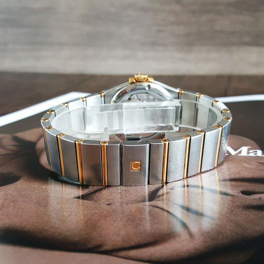 【95新】OMEGA 欧米茄123.20.35.20.58.001天文台认证自动机械机芯日期显示35mm（男款）CONSTELLATION 星座系列精钢/18K黄金110526JJ22 商品图6