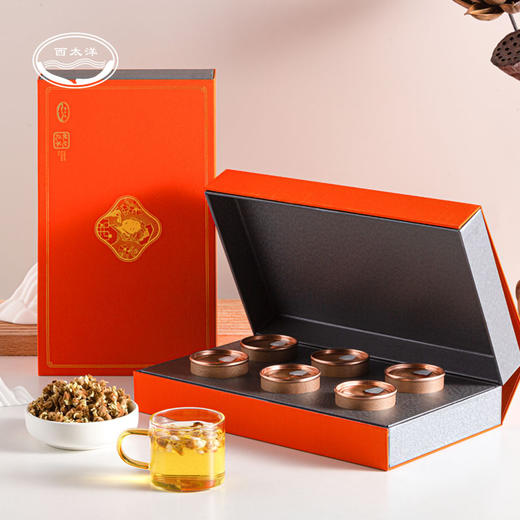 西太洋塘栖枇杷花茶礼盒小罐茶  手工整朵采摘，0添加锁鲜小罐，清甜润养四季可喝 商品图2
