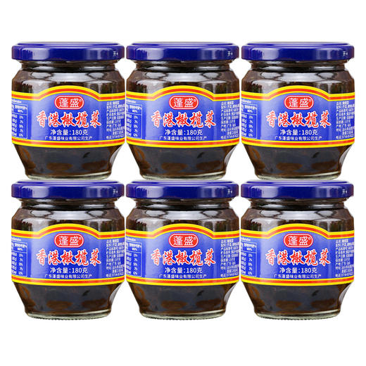 广东正宗潮汕特产蓬盛香港 橄榄菜 早餐佐料下饭开味菜180g瓶装 商品图4