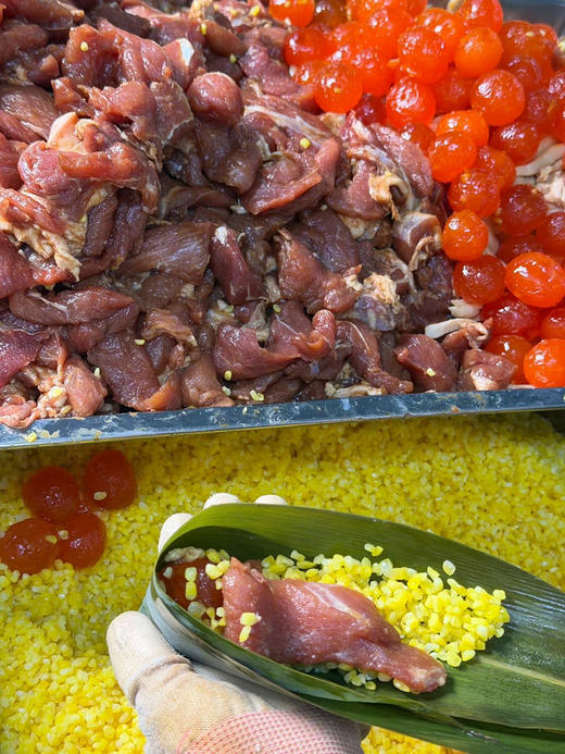 玉米蛋黄肉粽 单只160克左右 商品图2
