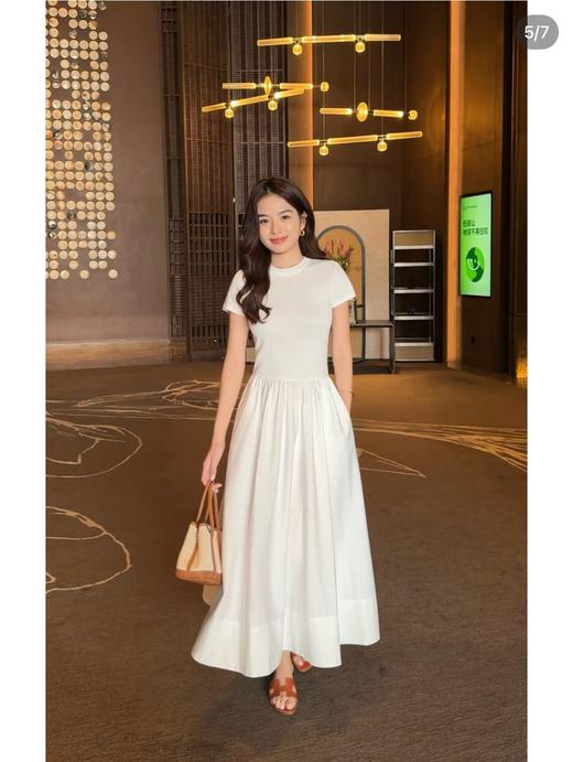P*lo R/ L 棉质针织连衣裙 商品图3