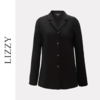 2026LIZZY亚麻天丝西装领老钱风纯色长袖衬衫外套两穿春夏女8193 商品缩略图5