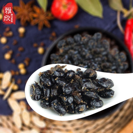 调味利盛隆南姜豆豉100g 豆豉干豆豉酱 麻婆豆腐回锅肉蒸排骨瓶装 商品图2