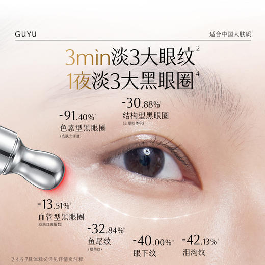 【超划算囤货装】到手60g！谷雨「光频眼霜」光感美白修护眼霜30g #订单部分退款不发货#会员HY 商品图4