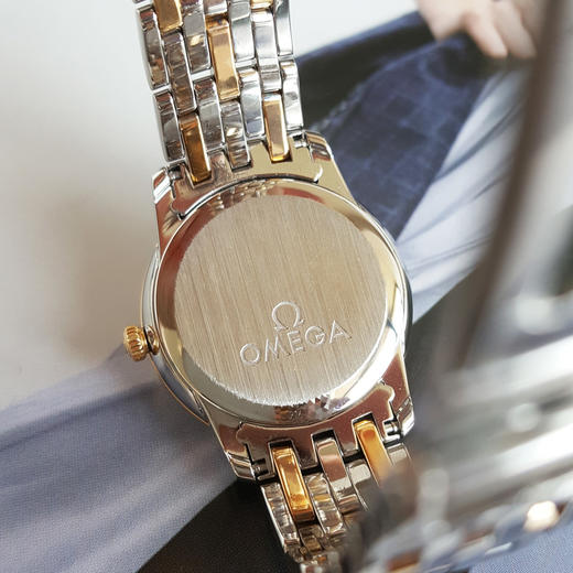 【95新】OMEGA 欧米茄424.20.27.60.05.001石英机芯27MM（女款）DE VILLE 碟飞系列 精钢/18K黄金290426TJ17 商品图6