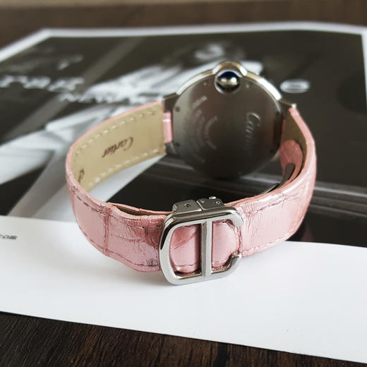 【95新】Cartier卡地亚WSBB0002自动机械机芯33mm（女款）蓝气球系列精钢/后镶钻石表圈   300426NJS23 商品图5