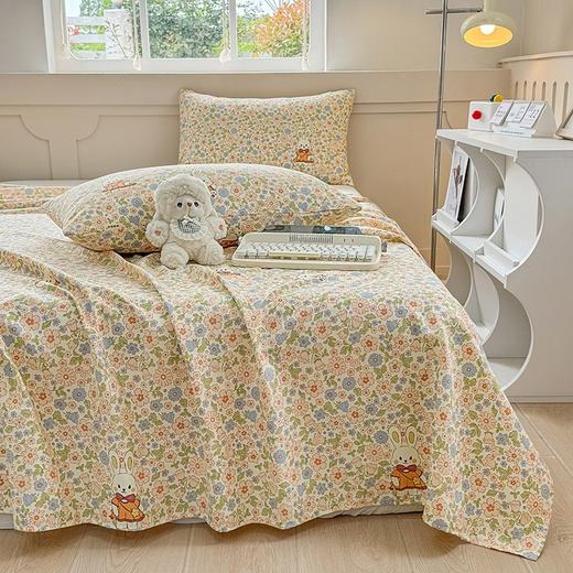 【热销20w+爆品】【59.9秒杀❗️】加厚原棉老粗布床单单件亚麻老式凉席被单三件套 商品图1