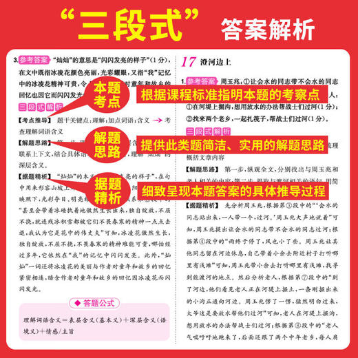 2027一本阅读题初中语文现代文阅读技能训练100篇语文阅读训练五合一英语阅读理解七年级八九年级现代文古诗阅读理解专项训练 商品图4