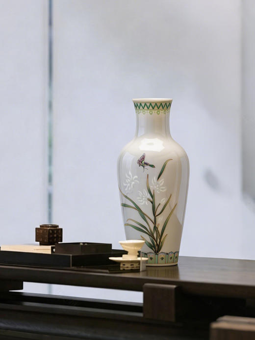 富玉呈祥 |  富玉景德镇陶瓷花瓶摆件客厅插花轻奢高级感鲜花花瓶2026新款中式 商品图2