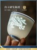 富玉窑丨 富玉陶瓷景德镇青花玲珑陶瓷海水纹主人杯对杯喝茶品茗 青花暗刻龙凤对杯 商品缩略图0