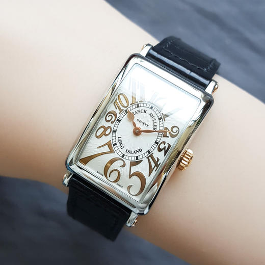 【95新】法兰克穆勒902 QZ REL ST G石英机芯23*32mm（女款）LONG ISLAND系列 精钢/18K玫瑰金030526TJ17 商品图7