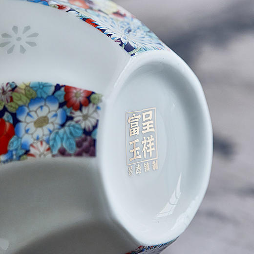 富玉呈祥丨富玉陶瓷景德镇花瓶摆件客厅插花轻奢高级感玄关桌面电视柜装饰品 商品图5