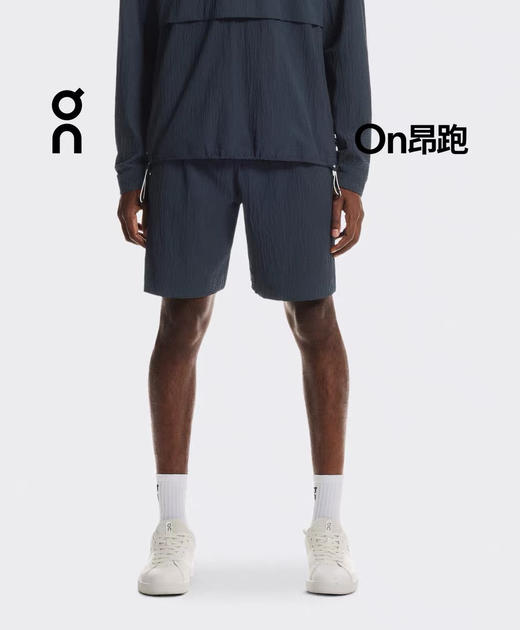 正品On昂*Courtside泡泡纱抽腰速干短裤051402 商品图9