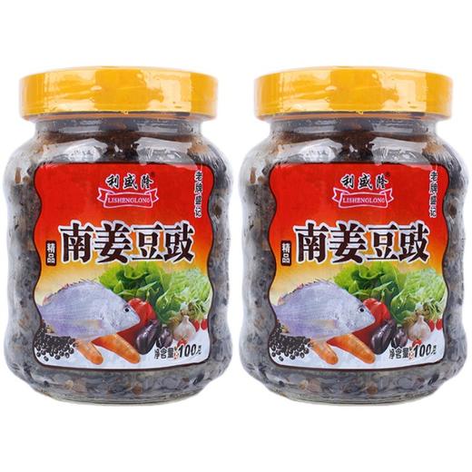 调味利盛隆南姜豆豉100g 豆豉干豆豉酱 麻婆豆腐回锅肉蒸排骨瓶装 商品图4