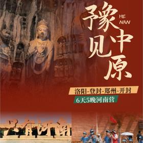 7.6/7.20【豫见中原】6天5晚河南夏令营：四大古都串联；亲临龙门石窟；河南非遗亲手解锁；嵩阳书院+少林寺+河南博物院文武双育课程；夜游洛邑古城+河南戏剧幻城+清明上河园；
