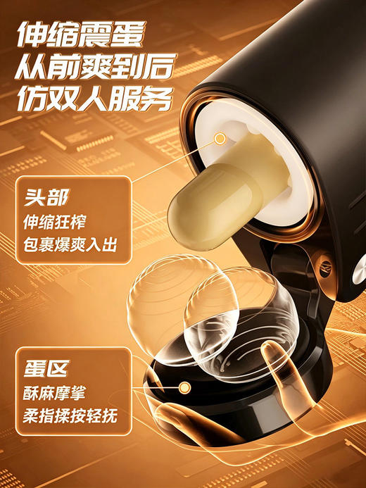 SVAKOM司沃康 冥神飞机杯 伸缩震蛋 商品图1