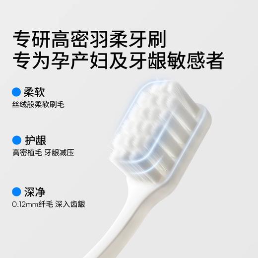 【一次性用品】嫚熙软毛月子牙刷孕妇产妇可用产后专用牙刷加宽孕期口腔清洁用品 商品图1