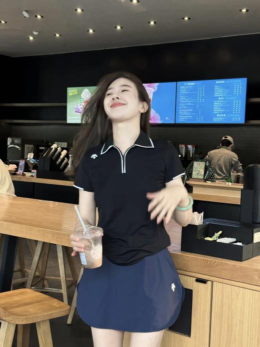 付款减库存！箭头家 dst ATHLETIC 系列的女士短袖 POLO 衫  女款拉链短袖 商品图2