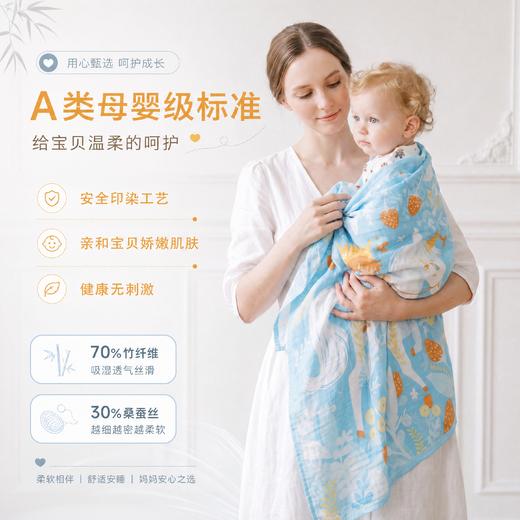 nmay 艺术家联名款婴儿包巾 新生儿A类无刺激包巾浴巾盖毯100*100cm 商品图1